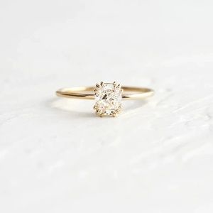 Elsa James Co. Elsa CZ Gold Plated Ring